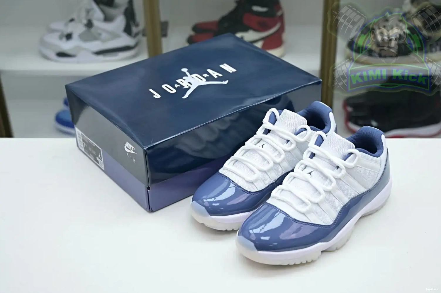 Jordan Jordan Air Blue” Low“Diffused 11 Kimikick 0619
